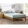 Twin Solid Wood Platform Bed Frame – Pine Finish
