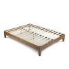 Twin Solid Wood Platform Bed Frame – Pine Finish