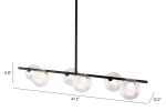Keyoz Modern Deco Black Steel Ceiling Lamp