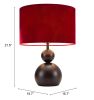 Shobu Red Boho Art Deco Modern Table Lamp