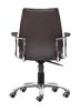 Enterprise Low Back Adjustable Office Chair - Espresso