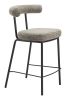 Kede Modern & Traditional Counter Stool - Green Tweed