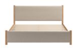 Hadi Beige Modern King Bed