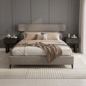 Dusa Olive Green Modern King Bed