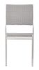Metropolitan Stackable Aluminum Textile Dining Chair