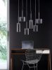 Hale Modern Glass & Chrome Ceiling Lamp