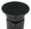 Colombo Modern Black Acacia Wood Side Table
