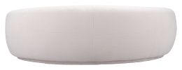 Tibet Cream Modern Shearling-Style Sofa