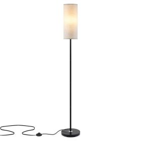 Modern Floor Lamp with 6-Watt Bulb & Foot Switch, 74.8"H