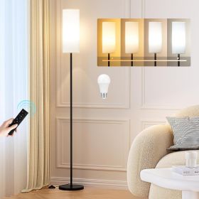 64" Modern Floor Lamp with Remote Control & Foot Switch