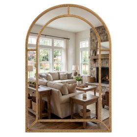 Modern Arched Wall Mirror, 36x24"