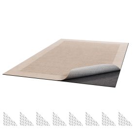 Dual-Surface Non-Slip Rug Pad, 8 x 10 ft