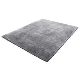 Indoor Plush Area Rugs, 8 x 10 ft Soft Plush Carpet, Furry Shag Area Rugs for Living Room, Bedroom, Sunroom, Modern Home Decor Aesthetic, Non-She