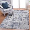 LOOM & LUXE Collection Abstract Non-Shedding Area Rug, 5x7 ft., Grey