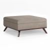 Owen Square Storage Ottoman, Natural