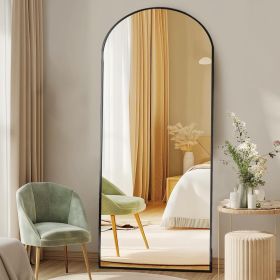 DUMOS Modern Arched Full-Length Standing Floor Mirror, 64"x21"
