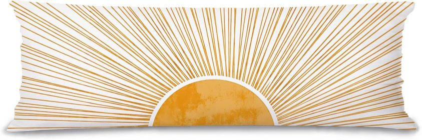 Sunshine Body Pillow Cover, 20x54"