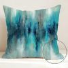 Set of 4 Outdoor Modern Abstract Pillow Covers, 18x18"