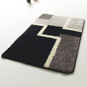 Naomi Modern Wool Throw Rug, 17.7 x 25.6"