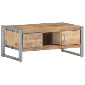 Rough-Hewn Mango Wood Coffee Table
