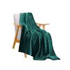 Cozy Fleece Throw, Dark Green