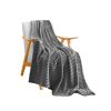 Cozy Fleece Throw, Grey