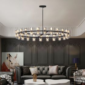 Modern Luxury LED Chandelier, 48"