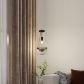 Modern Raindrop Pendant Light, 11"