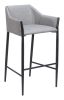 Andover Modern Vinyl Barstool – Contemporary Steel Frame Seating