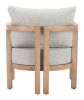 Leto Gray Modern Olefin & Aluminum Armchair
