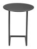 Noga Black Modern Aluminum End Table