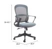 Delo Gray Modern Office Chair