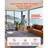 Durable Indoor Plush Area Rug for High-Traffic Areas, 8 x 10 ft.