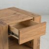 Harlan End Table, Oak Finish