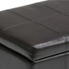 Dover - Storage Ottoman Bench - Tanners Brown