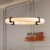Modern Round LED Pendant/Chandelier with Adjustable Height, 24" Diameter