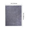 Durable Indoor Plush Area Rugs for High-Traffic Areas, 9 x 12 ft.