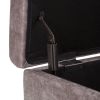 Owen Storage Ottoman, Distressed Grey Taupe