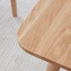 Solid Oak Telescopic Dining Table, Natural