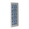 Set of 2 Modern Hanging Sculptures, Blue & White