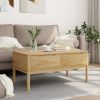 Solid Pine Coffee Table, Natural