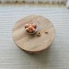 Modern Industrial MDF Drum Coffee Table, 29.53"