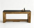 Modern 2-Tier Narrow Sofa/Console Table with Storage