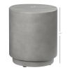Faux Concrete End/Side Table