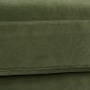 Alana Lawson Three-Cushion Tightback Sofa, Olive Green Performance Velvet