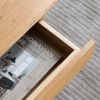 Modern Solid Oak Coffee Table, Natural