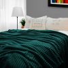 Cozy Fleece Throw, Dark Green