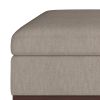 Owen Square Storage Ottoman, Natural