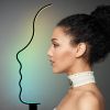 Modern RGB LED "Profile" Floor Lamp with Remote