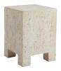 Kitara Modern Stone-Look Side Table